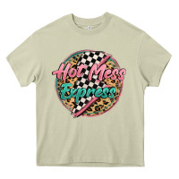 Mossy hot mess express Heavy Core Tee - MaliasSmallBusiness
