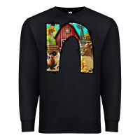 Black farm life alphabet lowercase letters n Premium Sweatshirt - BundleAndBundleShop