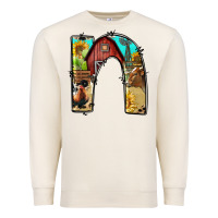 Sandshell farm life alphabet lowercase letters n Premium Sweatshirt - BundleAndBundleShop