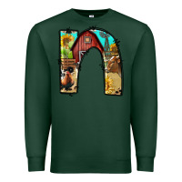 Sports Green farm life alphabet lowercase letters n Premium Sweatshirt - BundleAndBundleShop