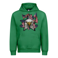 Emerald eagle star png Urban Hoodie - SublimationCraftShop
