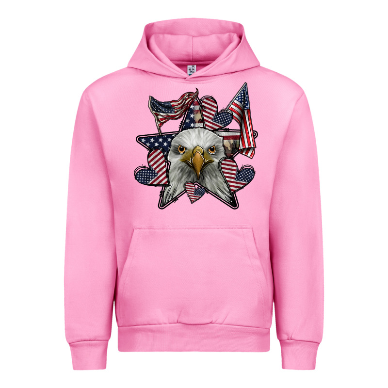 Eagle Star Png Urban Hoodie by SublimationCraftShop | Teevron