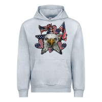 Heather Grey eagle star png Urban Hoodie - SublimationCraftShop