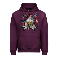 Mauve Wine eagle star png Urban Hoodie - SublimationCraftShop