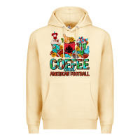 Pina Colada Coffee And American Football Coffee Cups Premium Hoodie - FaDigitalArtStudio