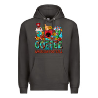 Smoke Coffee And American Football Coffee Cups Premium Hoodie - FaDigitalArtStudio