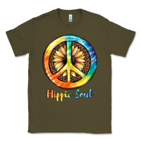Army Green Hippie  Soul Classic Tee - JahusDesignShop