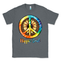 Charcoal Heather Hippie  Soul Classic Tee - JahusDesignShop
