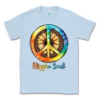 Dusty Blue Hippie  Soul Classic Tee - JahusDesignShop