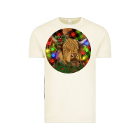 Vintage Arctic Brown Cow Christmas Vintage Tee - RanaPortraitStore