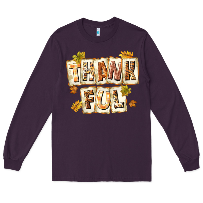 Thankful With Plate Long Sleeve Tee by texasbilliewilder | Teevron