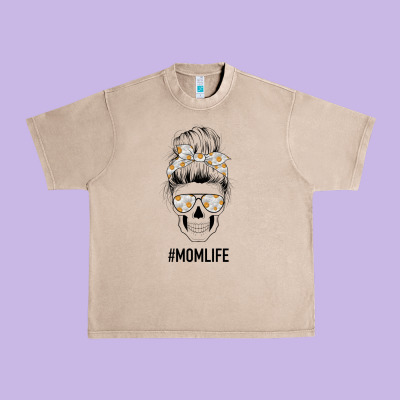 Daisy Mom Skull Urban Heavy Tee Designed By Bettercallsaul