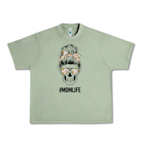 Oil Green Daisy Mom Skull Urban Heavy Tee - Bettercallsaul