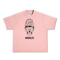 Salmon Daisy Mom Skull Urban Heavy Tee - Bettercallsaul