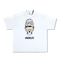 White Daisy Mom Skull Urban Heavy Tee - Bettercallsaul