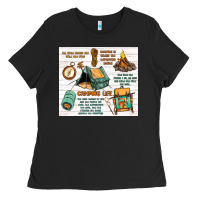 Black camping life Ladies Tee - MaliasSmallBusiness
