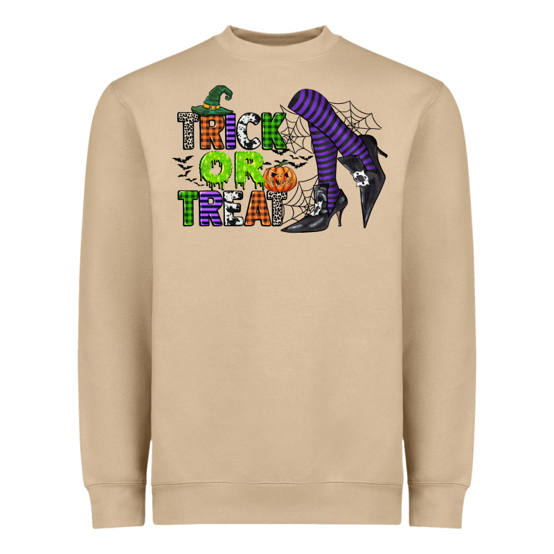 Trick Or Treat Heavyweight Sweatshirt by CowGirlArtShop | Teevron