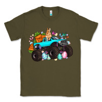 Army Green monster truck easter Classic Tee - Artiststas