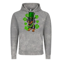 Cloud Rock st. patrick's day lucky dachshund puppy Vintage Hoodie - RanaPortraitStore
