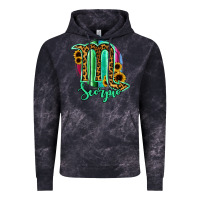 Cloud Black Scorpio Zodiac Sign Sunflower Leopard Serape Vintage Hoodie - RanaPortraitStore