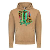 Vintage Camel Scorpio Zodiac Sign Sunflower Leopard Serape Vintage Hoodie - RanaPortraitStore