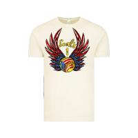 Angel Wings Softball Vintage Tee | Teevron