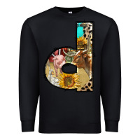 Black farm life alphabet lowercase letters d Premium Sweatshirt - BundleAndBundleShop