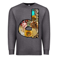 Charcoal Heather farm life alphabet lowercase letters d Premium Sweatshirt - BundleAndBundleShop