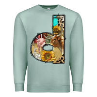 Seafoam farm life alphabet lowercase letters d Premium Sweatshirt - BundleAndBundleShop