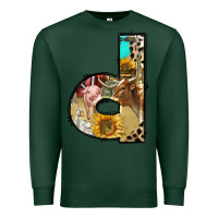 Sports Green farm life alphabet lowercase letters d Premium Sweatshirt - BundleAndBundleShop