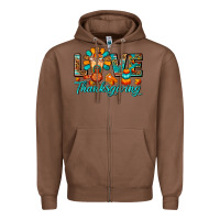 Chestnut Love Thanksgiving Gobble And Frappe Zipper Hoodie - FaDigitalArtStudio