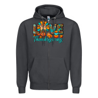 Smoke Love Thanksgiving Gobble And Frappe Zipper Hoodie - FaDigitalArtStudio