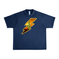 Navy Cactus Sunset Lightning Urban Heavy Tee - Bettercallsaul