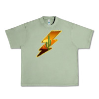 Oil Green Cactus Sunset Lightning Urban Heavy Tee - Bettercallsaul