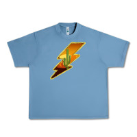 Pebble Blue Cactus Sunset Lightning Urban Heavy Tee - Bettercallsaul