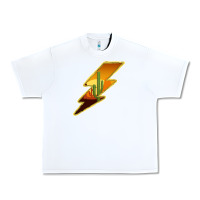 White Cactus Sunset Lightning Urban Heavy Tee - Bettercallsaul