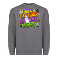 Storm thick thighs and spooky vibes Heavyweight Sweatshirt - CowGirlArtShop