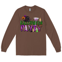 Chestnut Halloween Party Long Sleeve Tee - texasbilliewilder