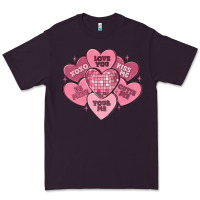 Plum valentines conversation hearts Premium Tee - MaliasSmallBusiness