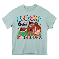 Arona welcome to our farmhouse Heavy Core Tee - MaliasSmallBusiness