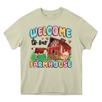 Mossy welcome to our farmhouse Heavy Core Tee - MaliasSmallBusiness