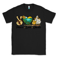 Black Peace Love Ducks Classic Tee - LillyAllenDesigns