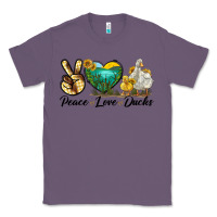 Lavender Peace Love Ducks Classic Tee - LillyAllenDesigns