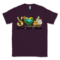 Plum Peace Love Ducks Classic Tee - LillyAllenDesigns