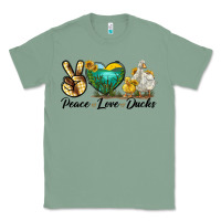 Sage Peace Love Ducks Classic Tee - LillyAllenDesigns