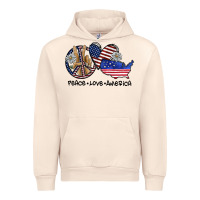 Sandshell peace love america Urban Hoodie - SublimationCraftShop