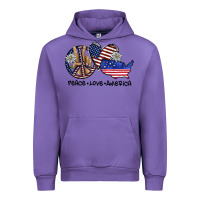 Tulip peace love america Urban Hoodie - SublimationCraftShop