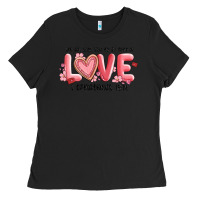 Black let all that you do be done in love 1 corinthıans Ladies Tee - MaliasSmallBusiness