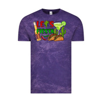 Cloud Purple let's fiesta taco and beer Vintage Tee - BarkalooDesign