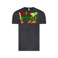Vintage Black let's fiesta taco and beer Vintage Tee - BarkalooDesign